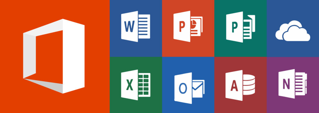 microsoft office programs icons